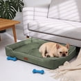 thumbnail image 4 of Orthopedic Dog Bed For Small Dogs Waterproof Rectangle Pet Mat Soft Comfortable Pet House Indoor Outdoor Cat Bed Non Slip Washable, 4 of 6