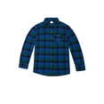 thumbnail image 3 of Wonder Nation Boys Flannel Shirt and Graphic Tee Set, 2-Piece, Sizes 4-18 & Husky, 3 of 8