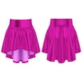 thumbnail image 3 of iiniim Girls Irregular Hem Skirt Athletic Jazz Modern Dancewear Performance Skirt, 3 of 7