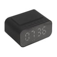 thumbnail image 3 of Altavoz inalámbrico Teléfono Carga inalámbrica LED Reloj digital Radio FM Mega Bass Despertador digital para dormitorio Oficina, 3 of 9