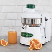 Omega High-Speed Automatic Pulp Ejection Juicer, in White (J4000)