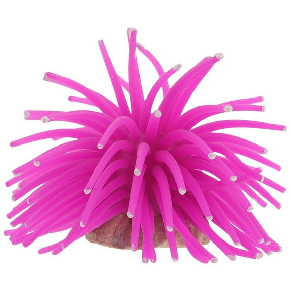SHOWERORO 1Pcs Purple Simulation Sea Urchins Coral For Aquarium Sea Decoration And Landscaping