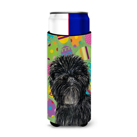 

Caroline s Treasures SS4856MUK Affenpinscher Easter Eggtravaganza Ultra Hugger for slim cans Slim Can multicolor