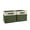 Olive, variant on Collapsible Storage Cube Set of 2, 10" Tall Folding Fabric Storage Bins, Space Saving Organizer for Shelves, Closets and Home Storage
