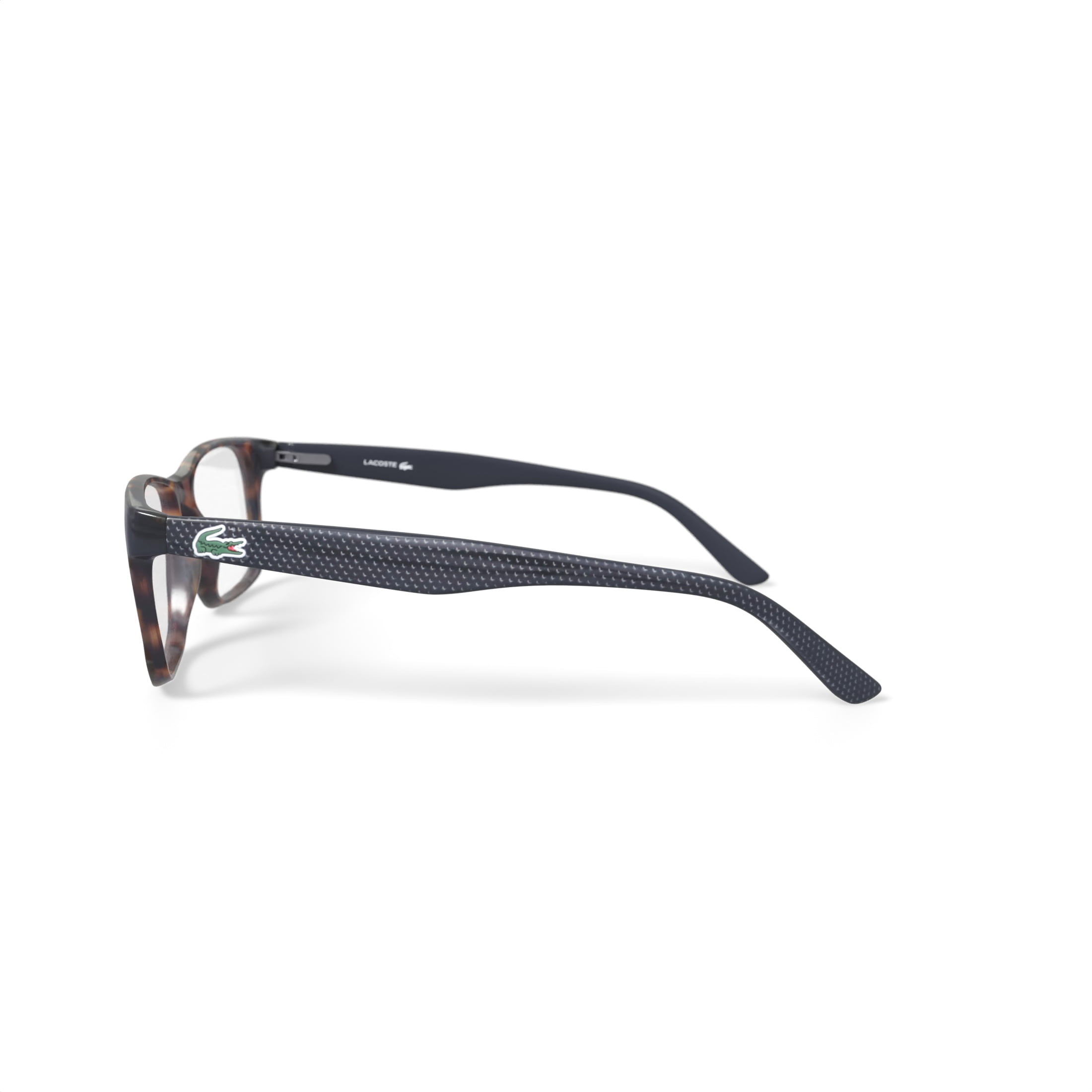 Lacoste Men's L2741G Prescription Eyeglasses with Case, Brown Tortoise