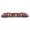 Red, variant on Yajisi High-Speed Simulation Alloy Train Model Locomotive Pull Back Play Vehicle Educational Toy For Children Boys Girls Birthday Christmas Gift Edition (White, 6.6 inches / 17 cm Scale)