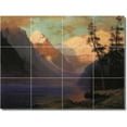 thumbnail image 1 of Ceramic Tile Mural-Albert Bierstadt Landscapes Painting 22. 24" w x 18" h using (12) 6 x 6 ceramic tiles, 1 of 3