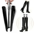 thumbnail image 3 of Automatic Boot Trees Plastic Black Knee High Tall Boots Shapers Great Support Form Shaping Inserts Lady Womens Mens Shoes, 3 of 9