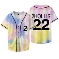 2hollis 22 Logo Baseball Jacket The Star Tour Merch Cosplay Unisex V-neck Short Sleeve T-Shirts