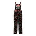 thumbnail image 2 of No Boundaries Women's Christmas Jumpsuit, 2 of 4