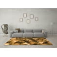 thumbnail image 3 of Ahgly Company Indoor Rectangle Abstract Orange Modern Area Rugs, 4' x 6', 3 of 4