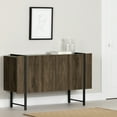 thumbnail image 2 of South Shore Mezzy, Urban Modern Sideboard, Brown Walnut, 2 of 11