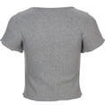 thumbnail image 3 of Women's Gray Washington State Cougars Baby Top T-Shirt, 3 of 3