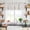 Brown, variant on Sage Green Stripe Kitchen Curtain Valances for Windows Farmhouse Short Curtains, Modern Abstract Vertical Stripes Beige Rod Pocket Valance Curtain for Bedroom Cafe Living Room