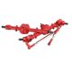 thumbnail image 3 of Juego de puente de metal RC de aleación de aluminio rojo de alta resistencia, accesorios para piezas de coche de control remoto, 3 of 14