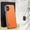 Orange, variant on Compatible with iPhone 16 Case, with Camera Lens Protector, Luxury Vegan PU Leather Back Slim Thin Matte Business Phone Case Cover for Men and Women for iPhone 16, Green