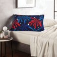 thumbnail image 6 of Sikiie Red White Blue Fireworks Print Plush Pillow Cover, Wrinkle-proof and Stain-resistant Pillow Protector without Pillow Core, Home Decoration-16"x24", 6 of 6