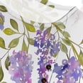 thumbnail image 3 of CLOOCL Plus Size Blouses Purple Wistaria Graphic Printing Short Sleeve Shirts Tops, 3 of 6