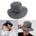 thumbnail image 2 of RUISINERY Adult Breathable Fisherman Hat Quick Drying Sunproof Hat Adjustable Size Fishing Hat For Outdoor Activity Camping Hiking, 2 of 7