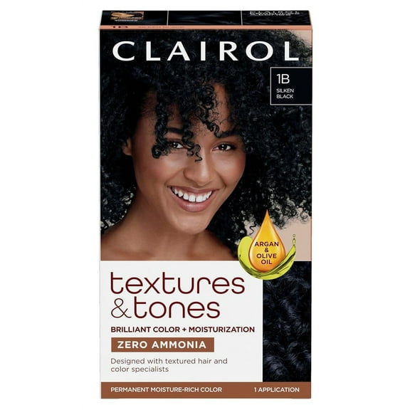 Clairol Text & Tone Kit #1B Silken Black (Pack of 3)