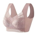 thumbnail image 1 of WILLBEST Brasieres Sujetador Deportivo De Copa Completa Y Fina Para Mujer, Talla Grande, Sin Aros, Con Encaje, Talla Grande, 3048, 1 of 4