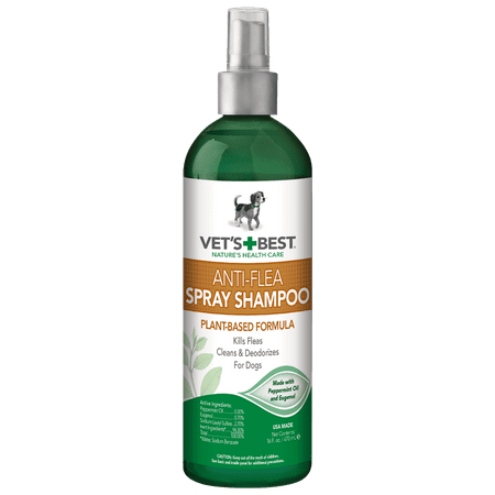 Vet's Best Anti-Flea Spray Dog Shampoo. 16 oz, USA