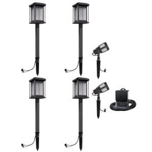 Malibu Prominence 6 Pk Led Contemporary Light Kit 8418 2906 06 Malibu Prominence 6 Pk Led Contemporary Light Kit 8418 2906 06