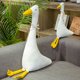 thumbnail image 4 of Muñeco de peluche de ganso blanco para niños, almohada bonita para dormir, muñeco de peluche Kawaii, decoración de la habitación de los niños, regalo divertido y dulce para amigos, 4 of 5