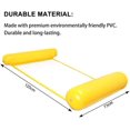 thumbnail image 4 of Ideal Swan Hamaca Flotante Inflable Hamaca para Piscina 4 en 1 [Hamaca + Tumbona + Flotador + Silla de Ejercicio] para Piscina Playa Mar - Azul (Amarillo), 4 of 5