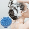 thumbnail image 2 of Unique Bargains 1 Pc Round Hair Shampoo Brush for Head Massage 2.95"x3.27" Blue, 2 of 6