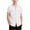 White, variant on Boys Short Sleeve Cotton Linen Shirts Kids Crewneck Button Up Shirt Summer Casual Loose Fit Fashion Tops with Pockets