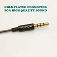 thumbnail image 2 of Wired Earphones for Motorola Moto Tab G62/Tab G70 - Hi-Fi Sound Headphones Handsfree Mic Headset Metal Earbuds In-ear Earpieces Microphone, 2 of 6