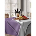thumbnail image 5 of Purple Grey Ombre Table Cloth, Modern Geometric Abstract Aesthetics Cream Waterproof Tablecloth for Rectangle Tables, Reusable Washable Fabric Table Cover for Restaurant Kitchen Dining Tables 60"x84", 5 of 5