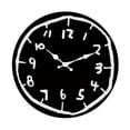 thumbnail image 1 of Reloj de pared de movimiento silencioso, redondo, de 30 cm (12 pulgadas), decorativo, para interiores. 10022, 1 of 9