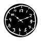 thumbnail image 1 of Reloj de pared silencioso, redondo, único, de fácil lectura, decoración de pared para 10022, 1 of 9
