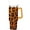 color-442, variant on Palm Leaves 40oz Tumbler with Handle, Stainless Steel Insulated Flip Straw Leak Proof Travel Mug