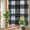 Black, variant on Red Black Buffalo Plaid Window Privacy Film Rainbow Static Cling Stain Glass Window Film for Glass Door, Decorative UV Blocking Sunroof Decal Sticker for Car 17.7"x39.3" Farmhouse Geometric Checkered