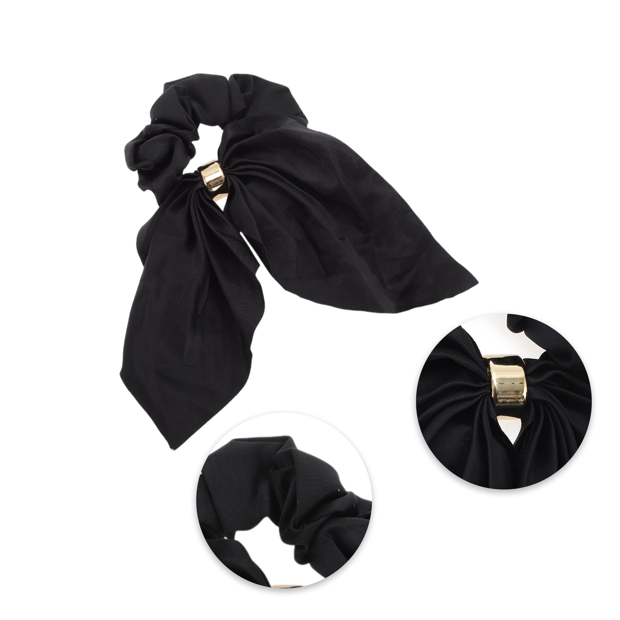 NOMADIC NOOK Elegant Solid Hair Ties Multicolor 4 Pcs