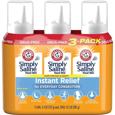 Arm & Hammer Simply Saline Nasal Relief (4.5 oz., 3 pk.)
