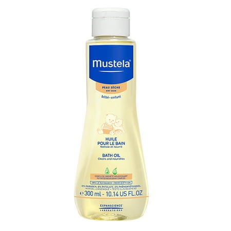 Mustela Baby Bath Oil for Dry Skin with Natural Avocado Oil 10.1