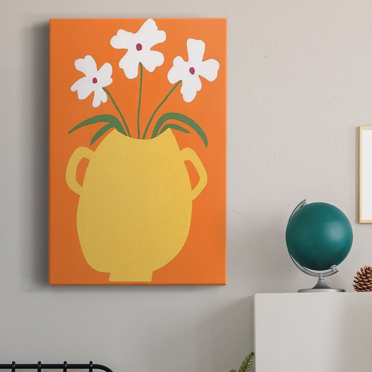 Modern Blooms II Premium Gallery Wrapped Canvas - Ready to Hang
