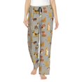 thumbnail image 1 of Fotbe Cute Dog Pantalones de Pijama para Mujer, Pantalones de Dormir, Pantalones Pj con Cordón y Bolsillos-XX-Large, 1 of 6
