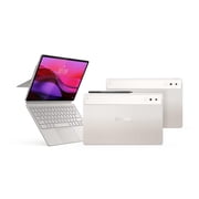 Lenovo Yoga Tab Plus ZAEG0096US 12.7 3K 144Hz 256GB Wi-Fi Tablet, Qualcomm Snapdragon 8 Gen 3 3.3GHz, 16GB RAM, Android 14, Seashell