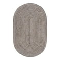 thumbnail image 3 of Unique Loom Braided Jute Collection Area Rug - Dhaka (3' 3" x 5' 1" Oval Gray), 3 of 7