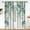 Green leaves, variant on Lfeey Sage Green Printed Curtains for Living Room Darkening, Thermal Insulated Drapes, 63 Inches Long, 2 Panels