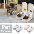 thumbnail image 4 of Automatic Cat Feeder Wet Food 2 Cat, 2 Meal Smart Pet Feeder, Low Noise Timed Feeder for Cats & Dogs, Dry or Semi-Moist Pet Food Dispenser, 1-48 Hours Microchip Cat Feeder, Auto-On Smart Pet Feeder, 4 of 7