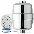 thumbnail image 3 of iSpring SF3S 15-Stage High Output Universal Shower Filter with Replaceable Cartridge, Better Skin, Softer Hair, and Stronger Nails, Chrome, 3 of 8