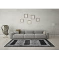 thumbnail image 3 of Ahgly Company Indoor Square Abstract Gray Modern Area Rugs, 6' Square, 3 of 4