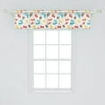 thumbnail image 2 of Ambesonne Natural Window Valance, Colorful Different Fruits, 54" X 12", Multicolor, 2 of 3