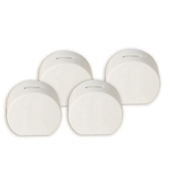 Color-Meâ„¢ Ceramic Bisque Circle Banks (Pack of 12)